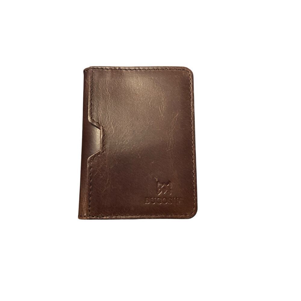 BUGOSHE RFID Blocking Leather Card Holder for Men | Credit Card Holder for Men